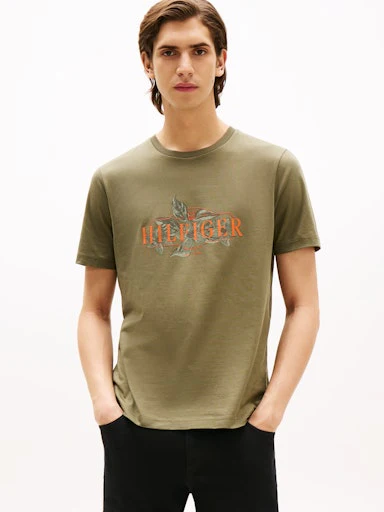 T-shirts korte mouw groen Tommy Hilfiger