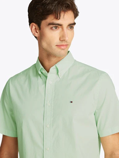 Hemden korte mouw groen Tommy Hilfiger - Image 4