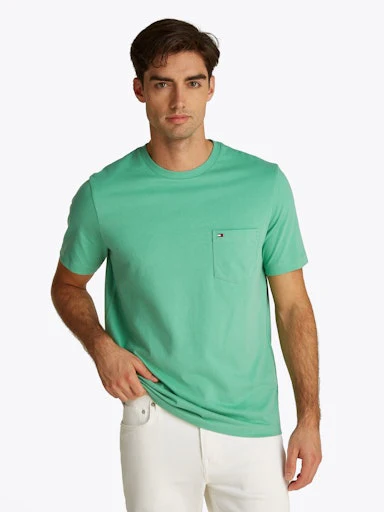 T-shirts korte mouw groen Tommy Hilfiger