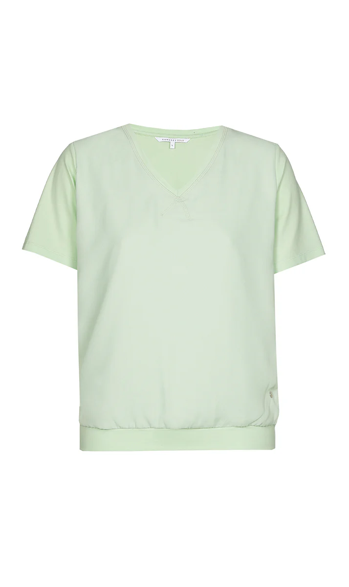 T-shirts korte mouw groen Xandres Gold