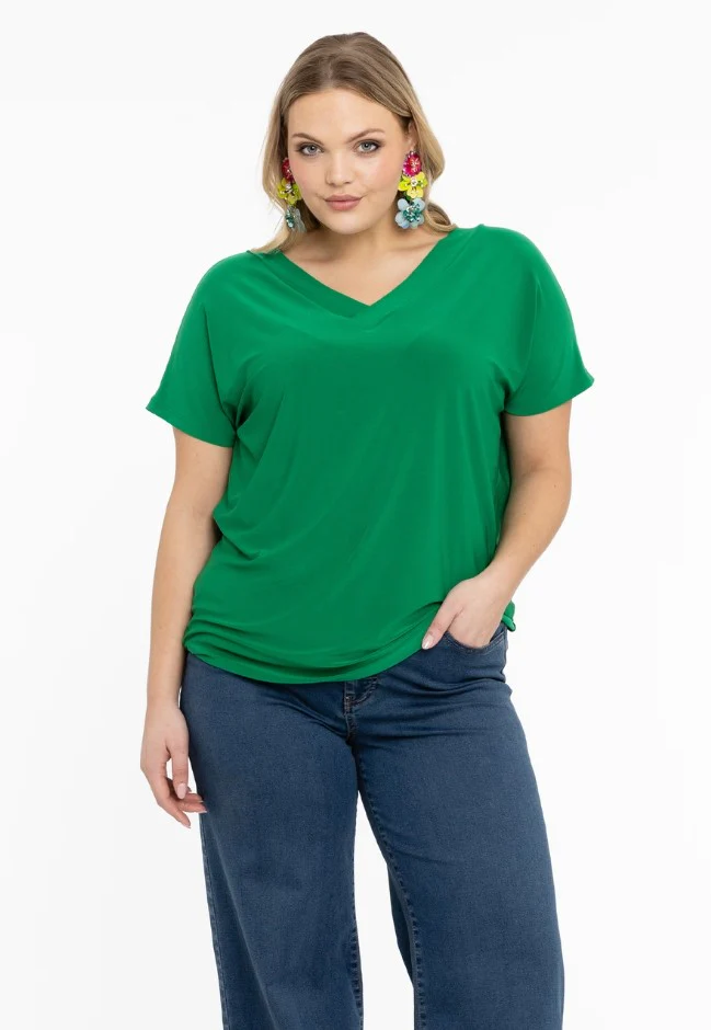 T-shirts korte mouw groen Yoek