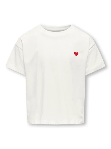 T-shirts korte mouw wit KIDS ONLY