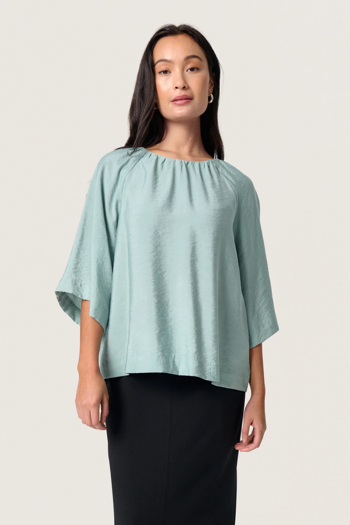 Blouses korte mouw groen Soaked In Luxury