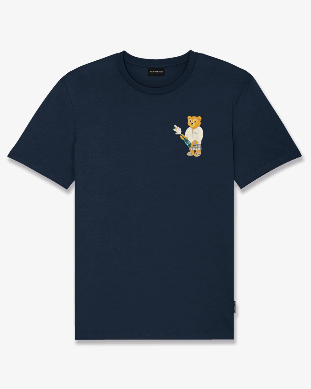 T-shirts korte mouw navy Baron Filou