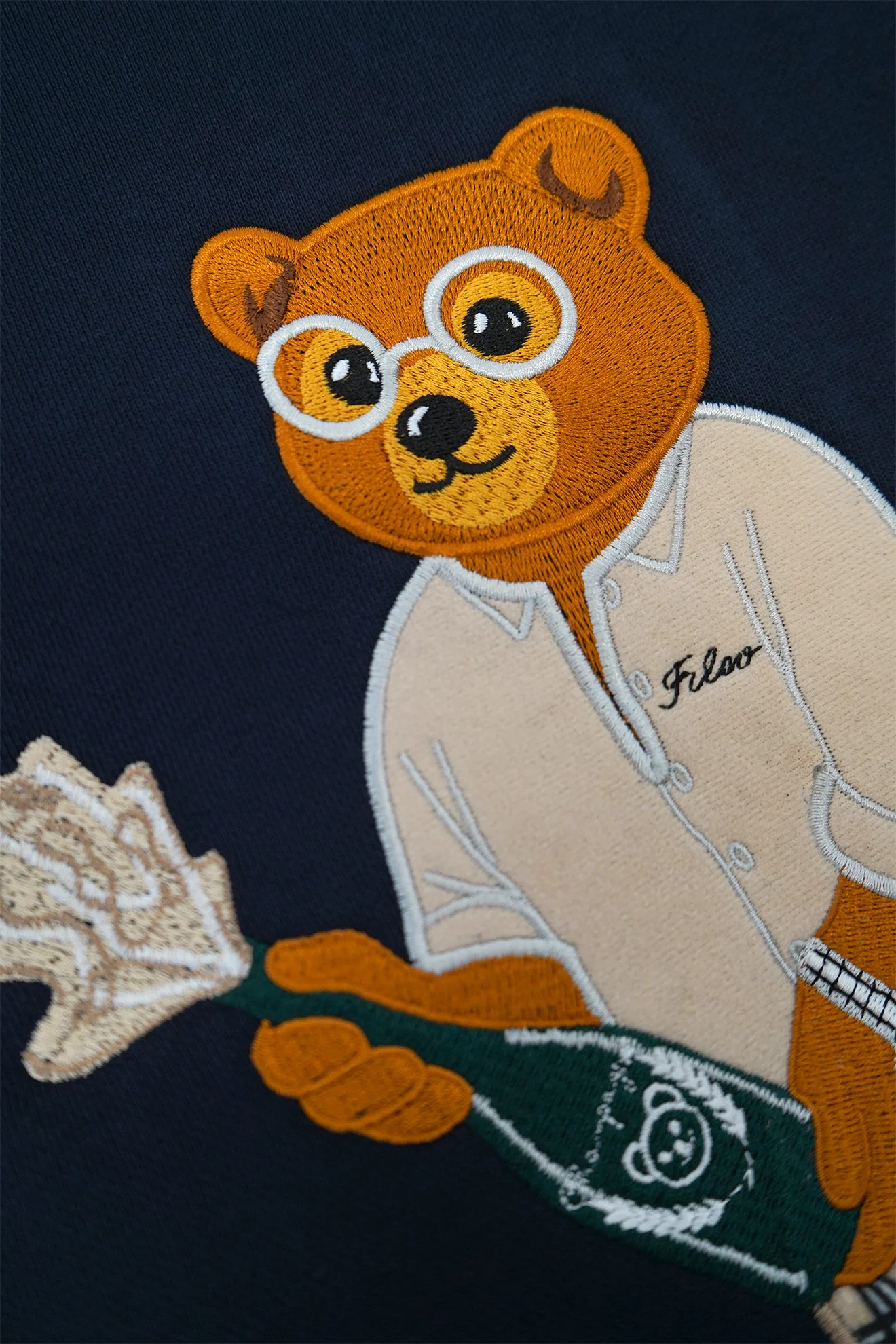 T-shirts korte mouw navy Baron Filou - Image 3