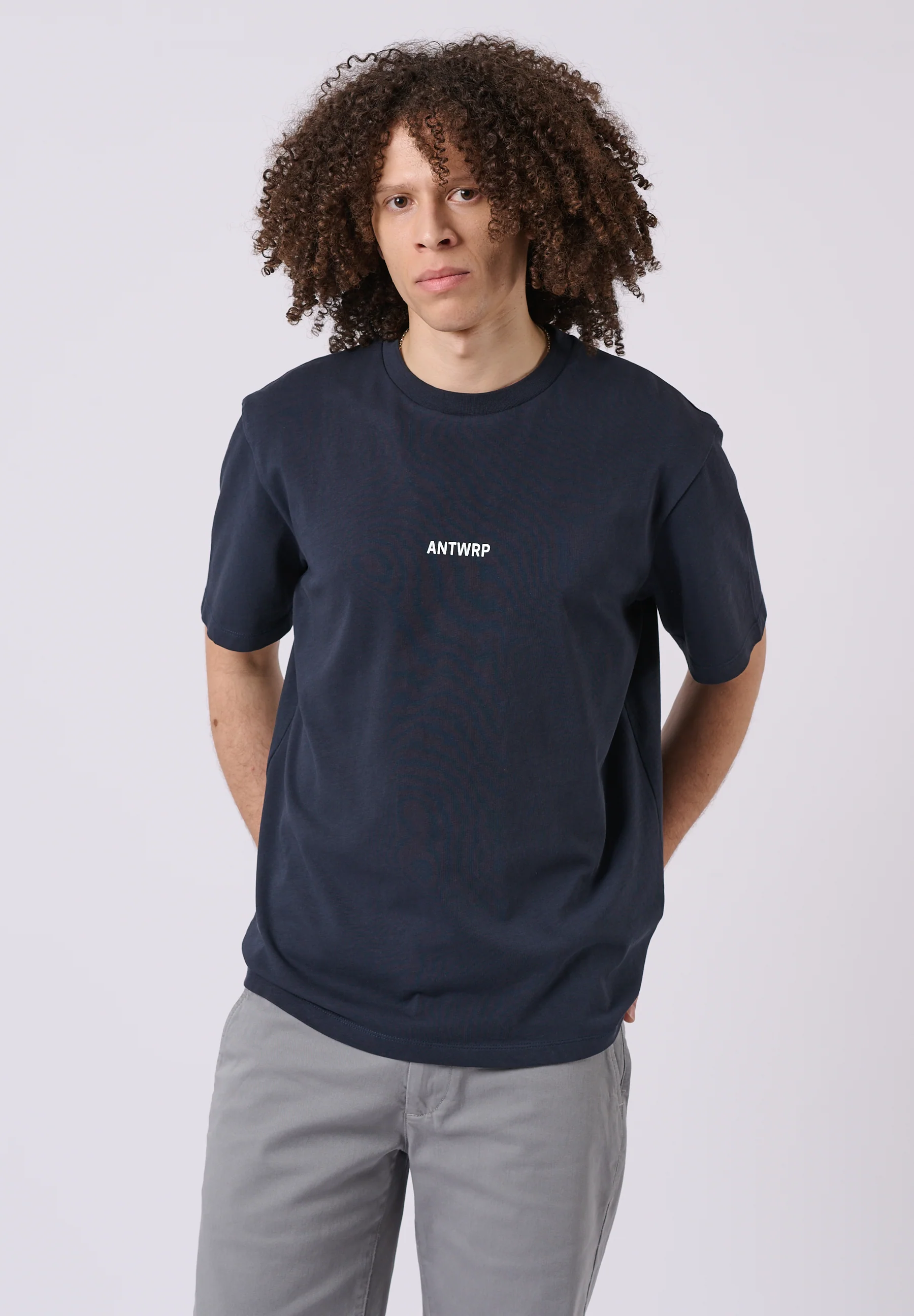 T-shirts korte mouw navy ANTWRP - Image 2