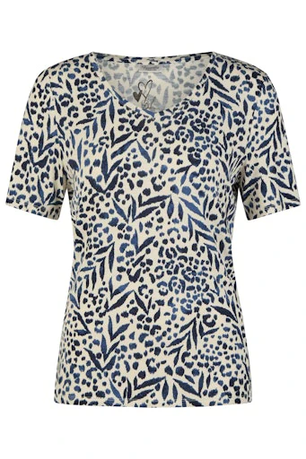 T-shirts korte mouw navy Barbara Lebek