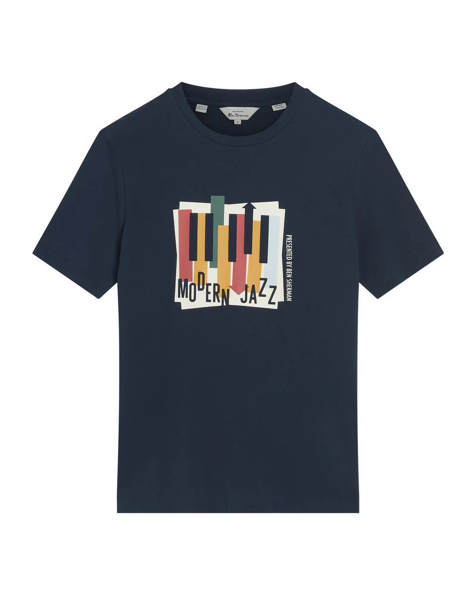 T-shirts korte mouw navy Ben Sherman