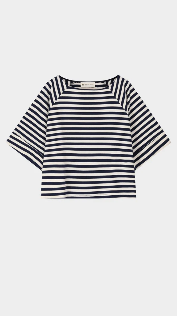 T-shirts korte mouw navy BLACK ROSE