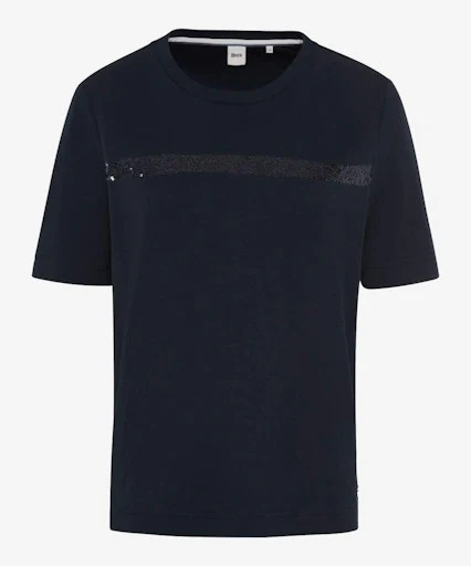 T-shirts korte mouw navy BRAX - Image 2