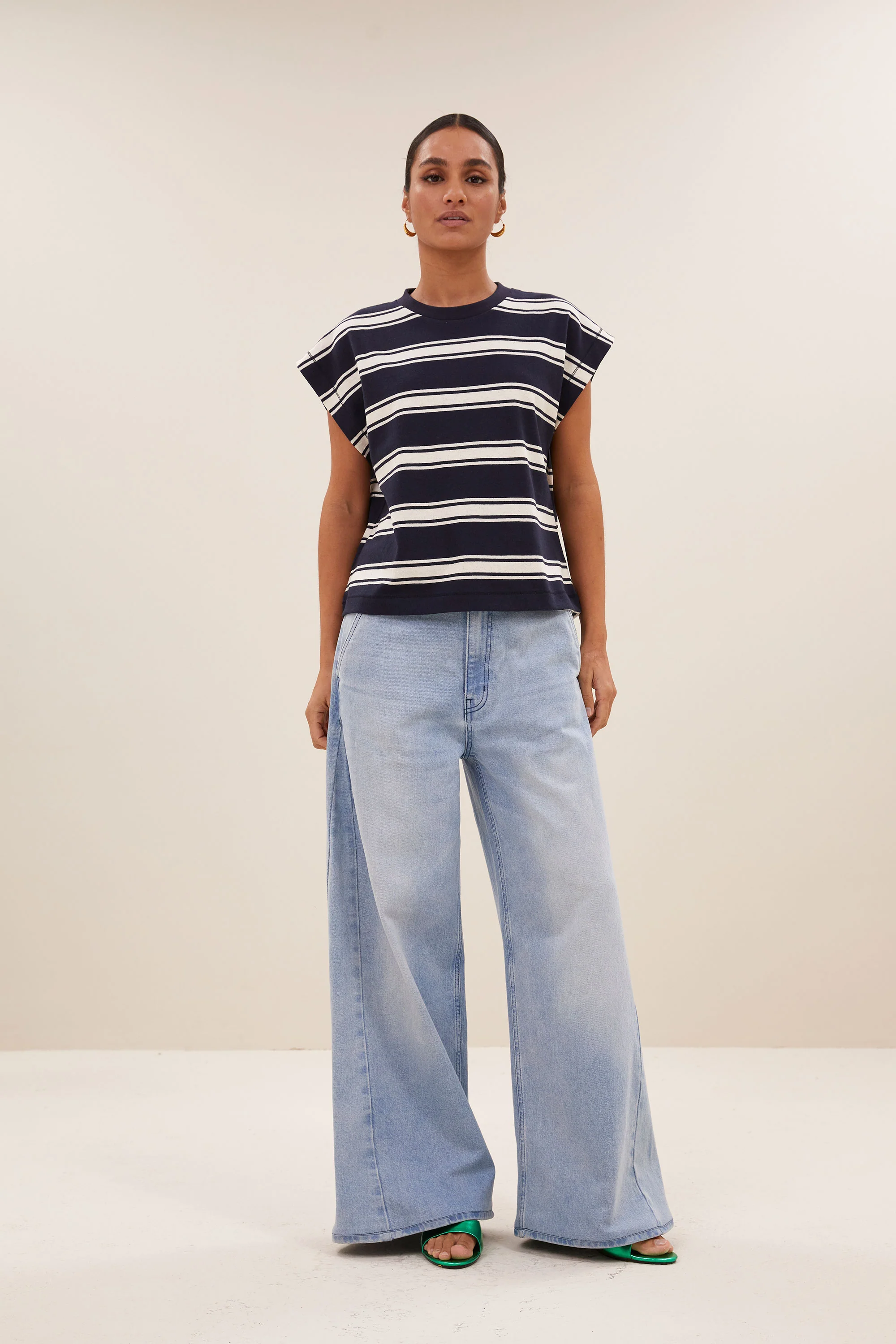 T-shirts korte mouw navy by-bar - Image 4