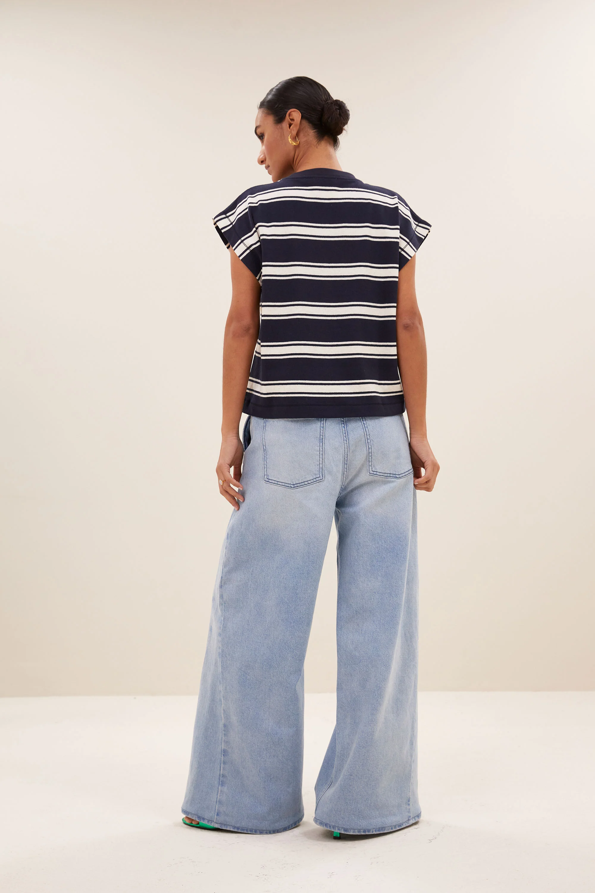 T-shirts korte mouw navy by-bar - Image 5
