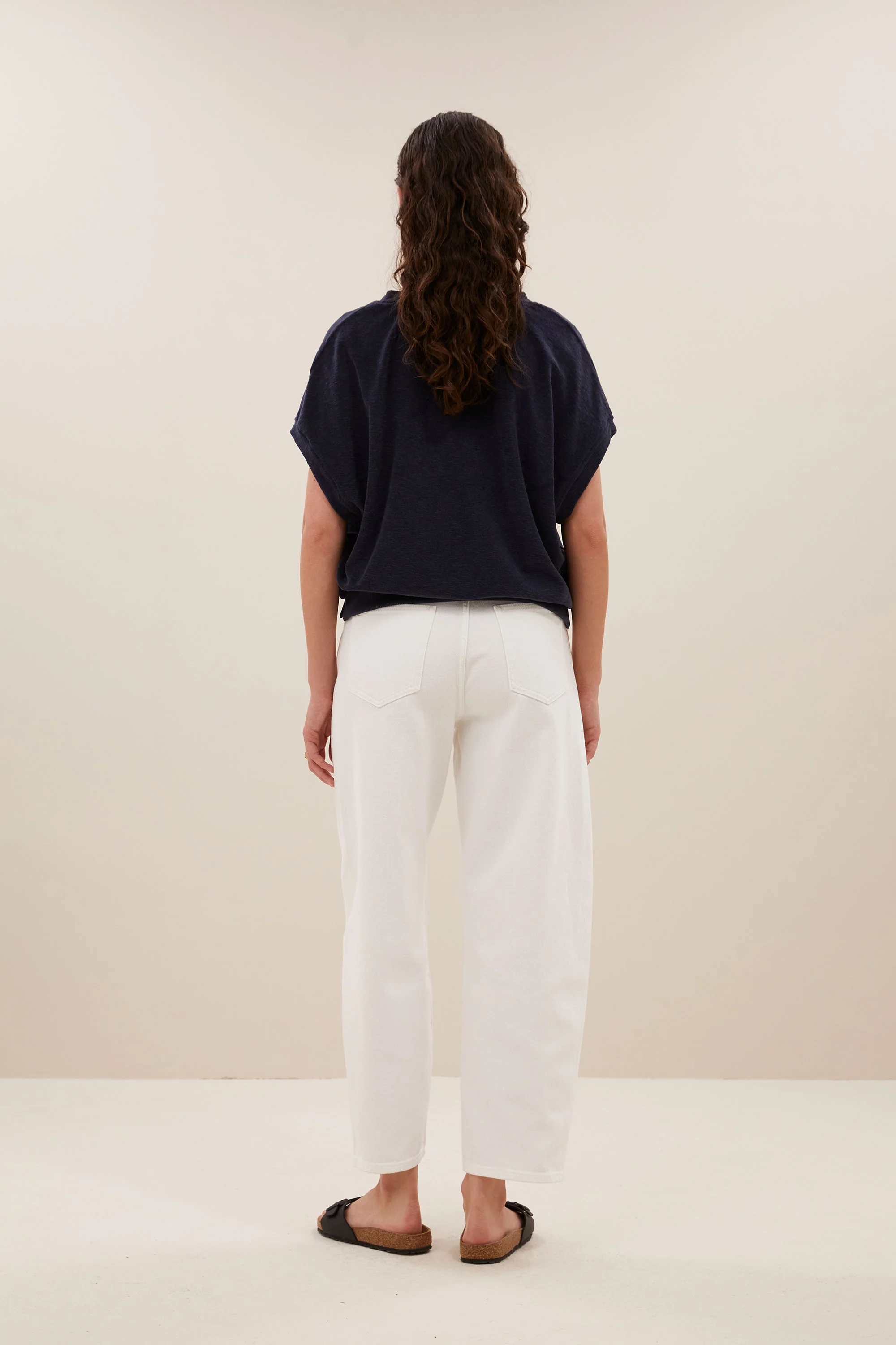 T-shirts korte mouw navy by-bar - Image 2