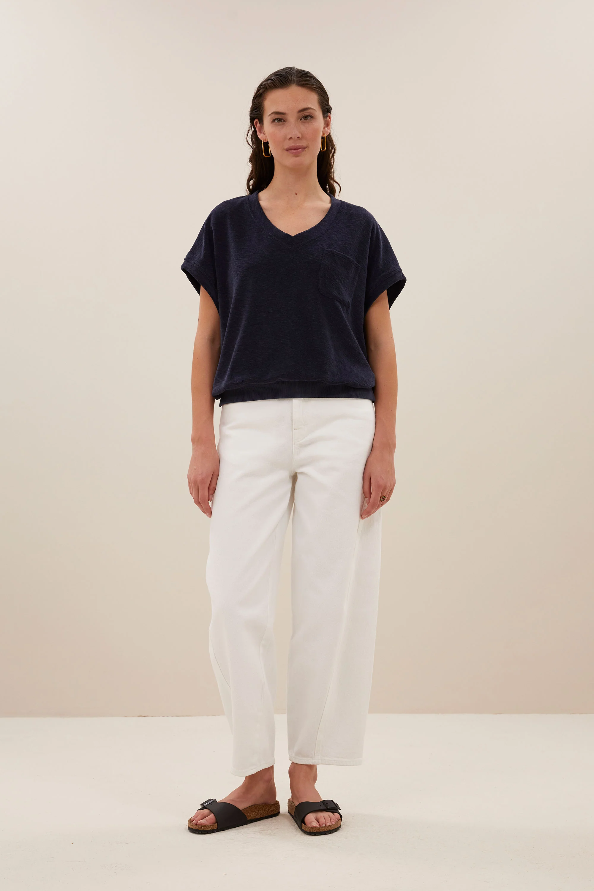 T-shirts korte mouw navy by-bar - Image 4