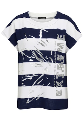 T-shirts korte mouw navy Doris Streich
