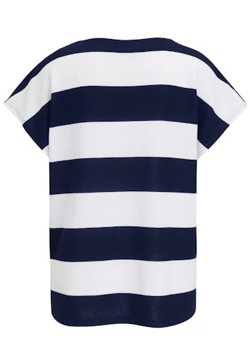 T-shirts korte mouw navy Doris Streich - Image 2