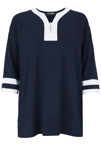 T-shirts korte mouw navy Doris Streich