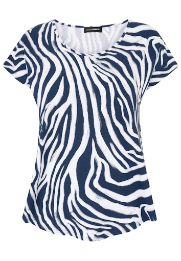 T-shirts korte mouw navy Doris Streich