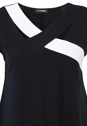 T-shirts korte mouw navy Doris Streich - Image 3