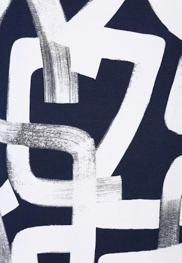 T-shirts korte mouw navy Doris Streich - Image 3