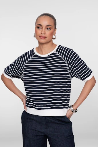 T-shirts korte mouw navy Geisha