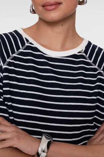 T-shirts korte mouw navy Geisha - Image 5