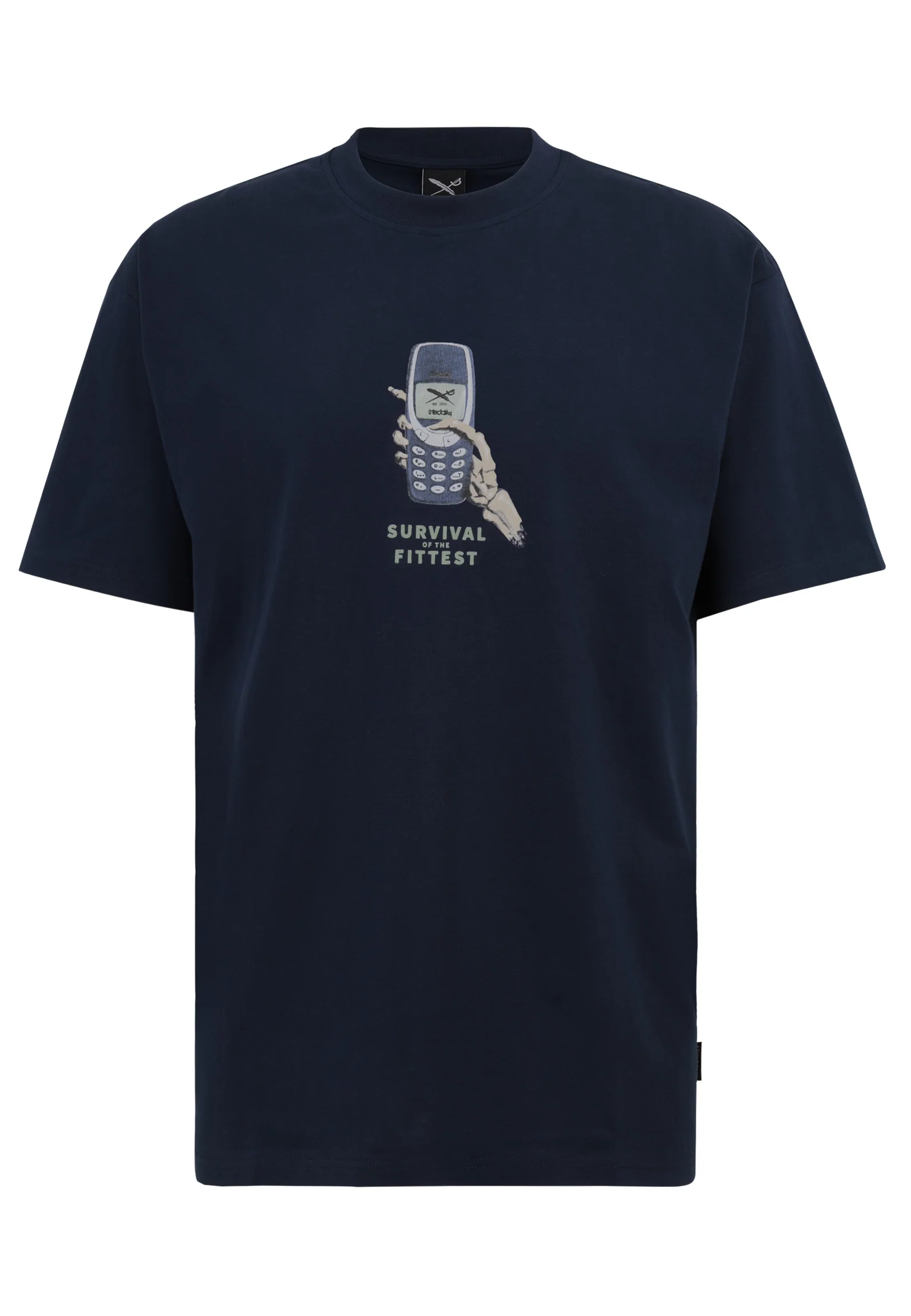 T-shirts korte mouw navy Iriedaily
