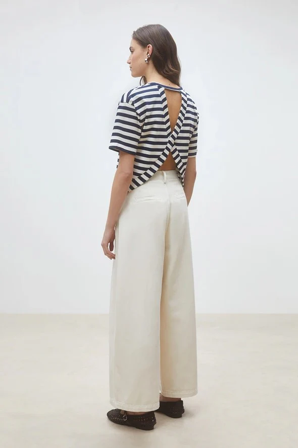 T-shirts korte mouw navy Suncoo Paris - Image 4