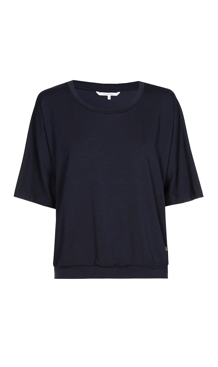T-shirts korte mouw navy Xandres
