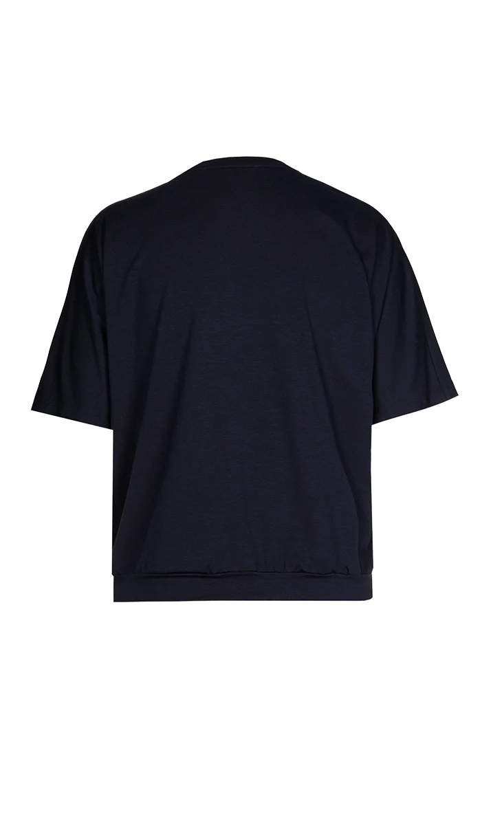 T-shirts korte mouw navy Xandres Gold - Image 2