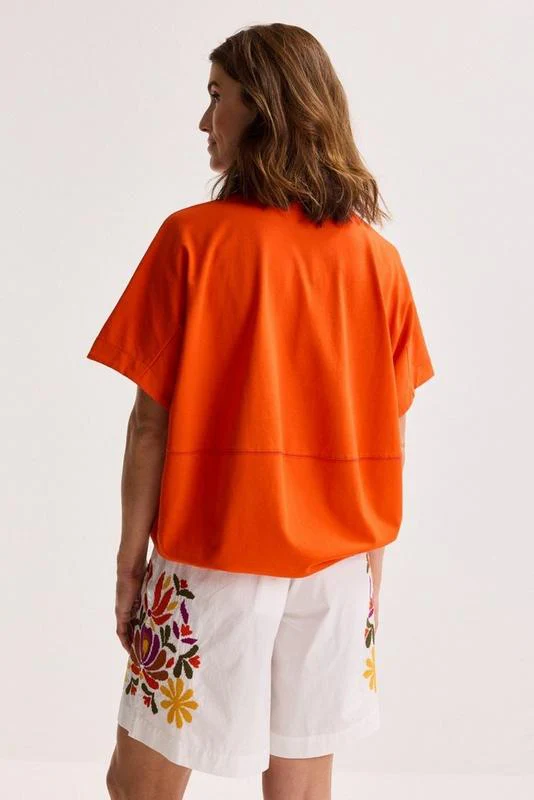 T-shirts korte mouw oranje Améline - Image 5
