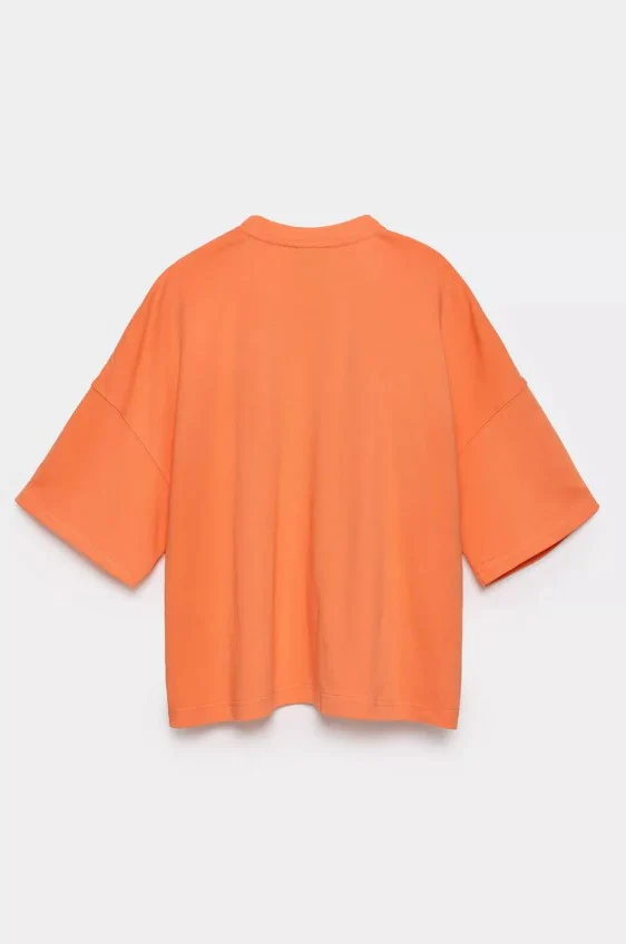 T-shirts korte mouw oranje CKS - Image 2