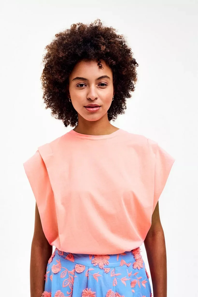 T-shirts korte mouw oranje CKS