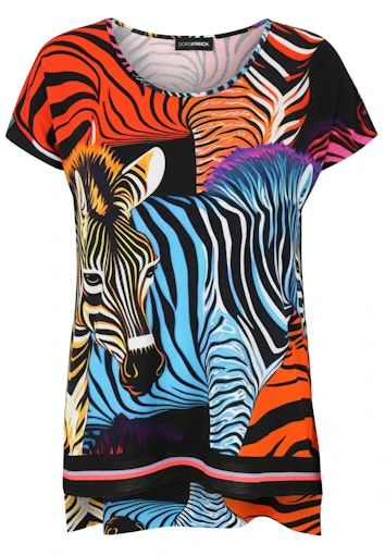 T-shirts korte mouw oranje Doris Streich