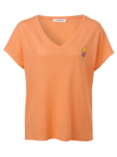 T-shirts korte mouw oranje eiszeit