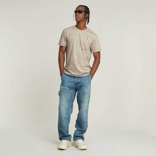 T-shirts korte mouw oranje G-Star Raw - Image 3
