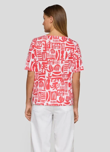 T-shirts korte mouw oranje Rabe - Image 4