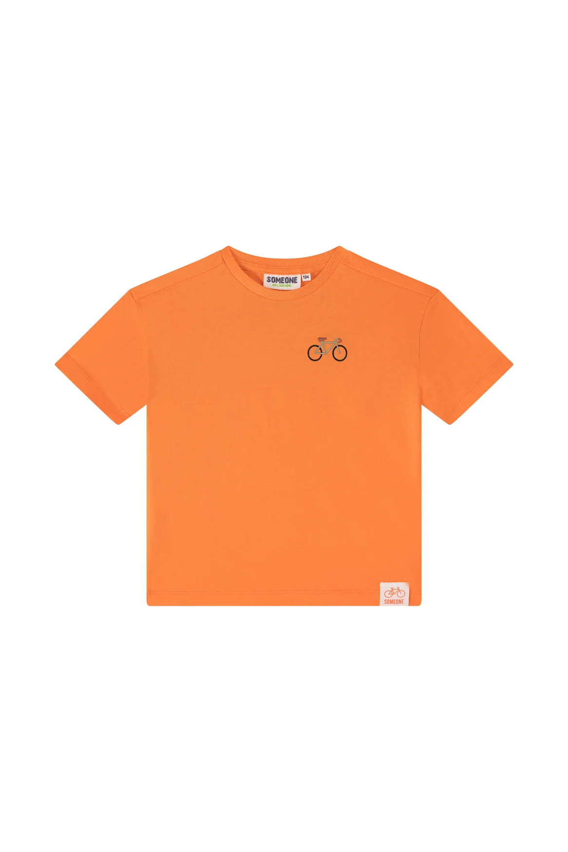 T-shirts korte mouw oranje Someone