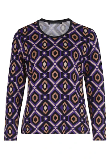 T-shirts lange mouw paars Betty Barclay