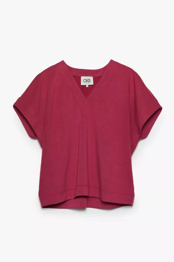 T-shirts korte mouw paars CKS - Image 4