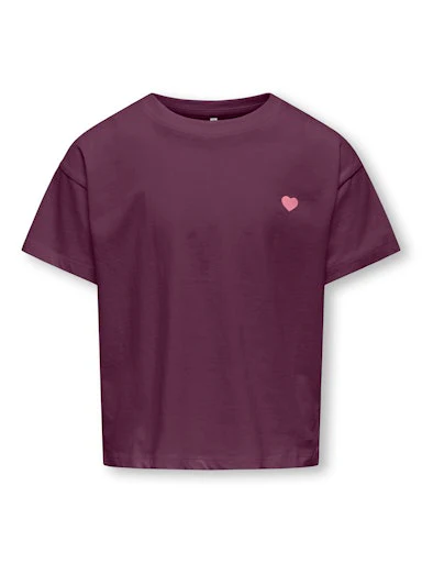 T-shirts korte mouw paars KIDS ONLY