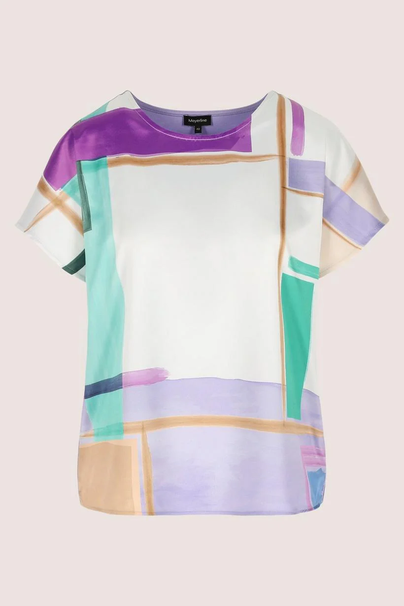 T-shirts korte mouw paars Mayerline - Image 2
