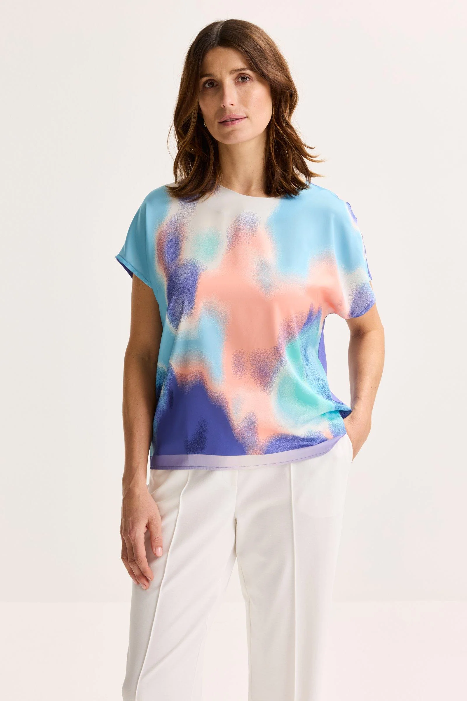 T-shirts korte mouw paars Mayerline