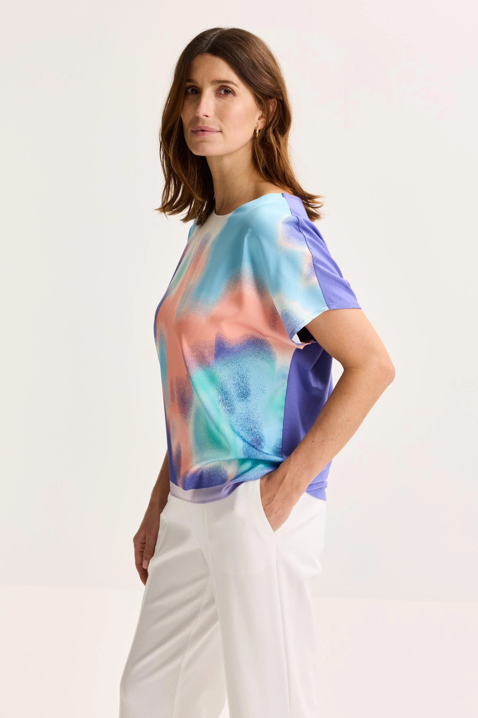 T-shirts korte mouw paars Mayerline - Image 3