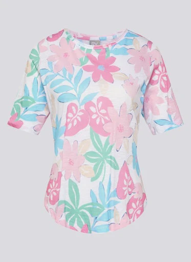 T-shirts korte mouw paars Rabe - Image 6