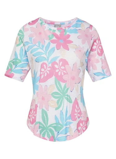 T-shirts korte mouw paars Rabe - Image 7