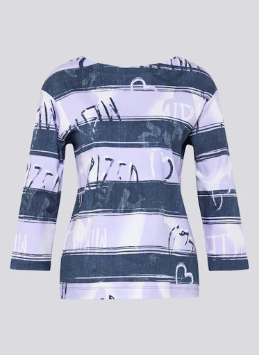 T-shirts korte mouw paars Rabe - Image 6