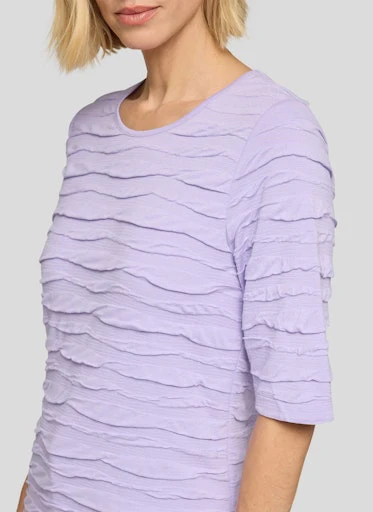 T-shirts korte mouw paars Rabe - Image 5