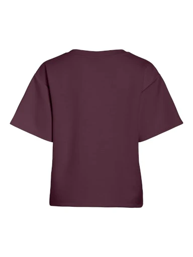 T-shirts korte mouw bordeaux VILA - Image 2
