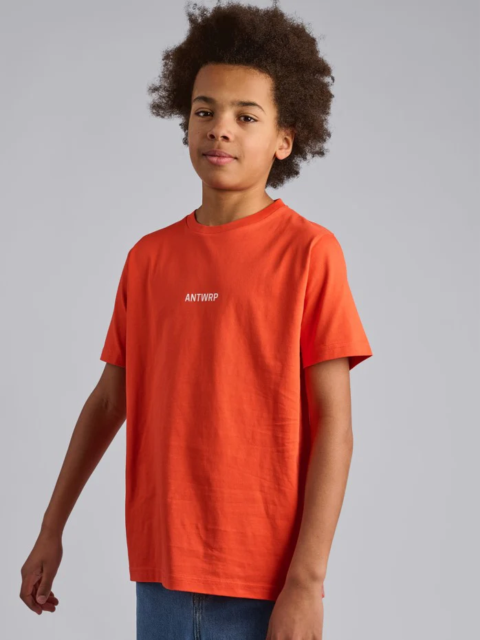 T-shirts korte mouw rood ANTWRP Junior